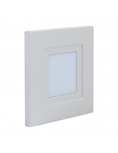 ISO 80 CCT Encastré Mur LED 1,8W bleu 6lm 115° 30000h face avant alu gris ARIC 51889