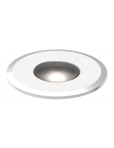 Spot seul CABOURG IP67 IK08 à encastrer au sol LED 0,9W 3000K inox 316 50000H ARIC 51953