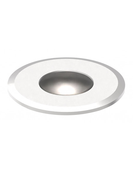 Spot seul CABOURG IP67 IK08 à encastrer au sol LED 0,9W 3000K inox 316 50000H ARIC 51953