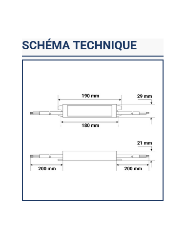 Alimentation pour LED 45W 24V DC IP67 Garantie 5 ans MIIDEX 100468