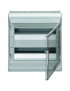 Coffret étanche vector IP55 2 rangées 36 modules h 452mm l 418mm HAGER VE218F 2