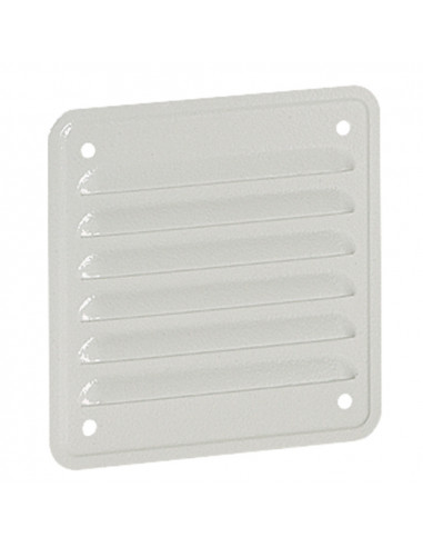 Jeu de 2 ouïes d'aération métal avec grilles IP32 IK10 RAL7035 138x138mm LEGRAND 034804