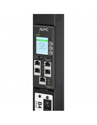 Rack PDU Adv. Gen 2 Cont. Mes.par prise,3P,43,5kW400V63A ou 34,6kW415V60A,42 p. SCHNEIDER APDU11450SM