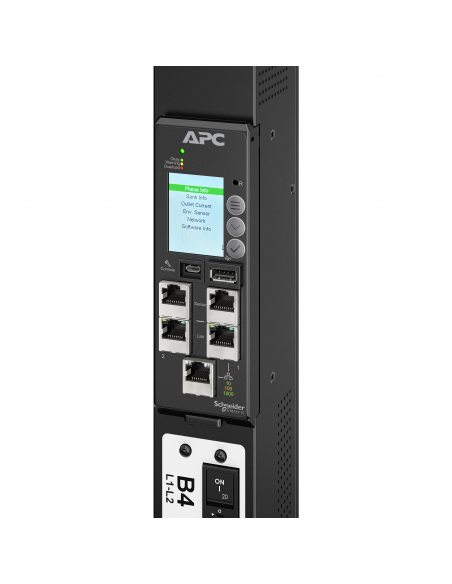 Rack PDU Adv. Gen 2 Cont. Mes.par prise,3P,43,5kW400V63A ou 34,6kW415V60A,42 p. SCHNEIDER APDU11450SM