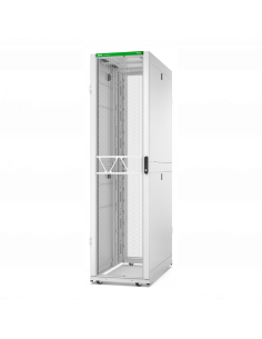 Rack NetShelter SX2 48U L600XP1200XH2258mm blanc avec panneaux latéraux SCHNEIDER AR3307W2