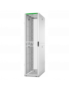 Rack NetShelter SX2 52U L600XP1200XH2436mm blanc avec panneaux latéraux SCHNEIDER AR3308W2