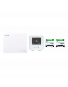 Wiser kit thermostat connecté pour radiateurs FIP électriques Génération 2 SCHNEIDER CCTFR6905FIPG2 2