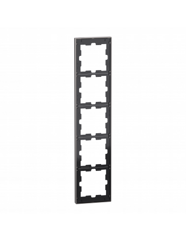 D-Life cadre de finition métal nickel 5 postes SCHNEIDER MEG4050-6550