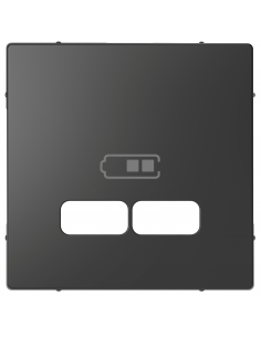 D-Life enjoliveur pour prise USB anthracite SCHNEIDER MEG4367-6034