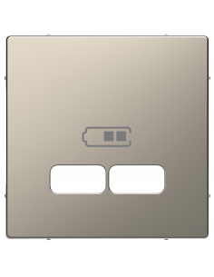 D-Life enjoliveur pour prise USB métal nickel SCHNEIDER MEG4367-6050