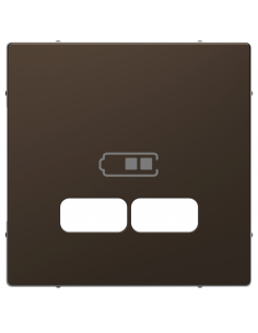 D-Life enjoliveur pour prise USB métal mocca SCHNEIDER MEG4367-6052