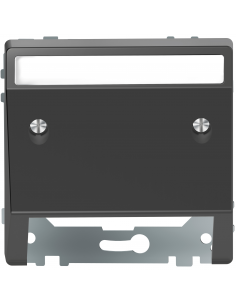 D-Life enjoliveur incliné supp conn multimédia porte-étiquette anthracite SCHNEIDER MEG4540-6034