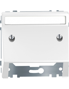 D-Life enjoliveur incliné supp conn multimédia porte-étiquette blanc lotus SCHNEIDER MEG4540-6035
