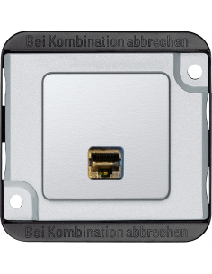 Anti-vandalisme prise de communication RJ45 cat.6 A IK08/IP21 SCHNEIDER MEG4576-7021