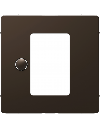 D-Life enjoliveur pour thermostat programmable écran tactile métal mocca SCHNEIDER MEG5775-6052