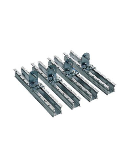 PanelSeT Jeu de 4 barreaux crantés pour PLA profondeur 320mm SCHNEIDER NSYDPLA3