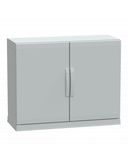 PanelSeT Armoire polyester socle 750x1000x420 IP54 Ral 7035 SCHNEIDER NSYPLAZ7104G