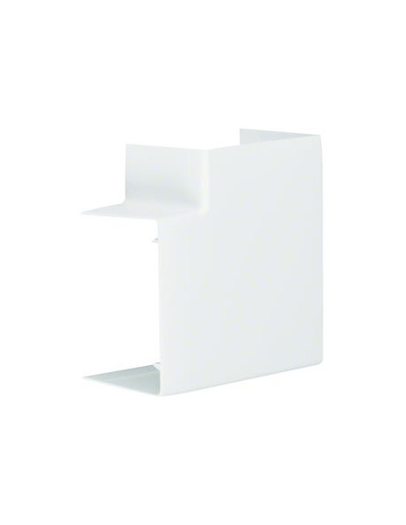 Angle plat variable pour LF/LFF60090 h 90mm x p 60mm RAL 9016 Pure HAGER LFF6009059016