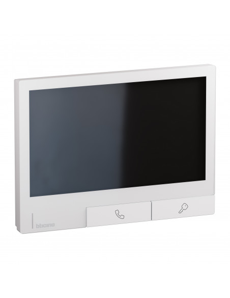 Poste intérieur Classe 300X Blanc avec boucle inductive BTICINO BT344745