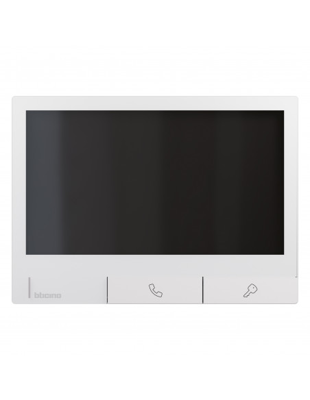 Poste intérieur Classe 300X Blanc avec boucle inductive BTICINO BT344745