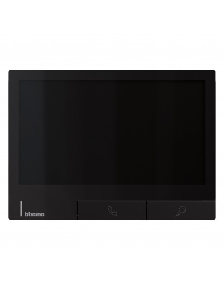 Poste intérieur Classe 300X Noir avec boucle inductive  BTICINO BT344746