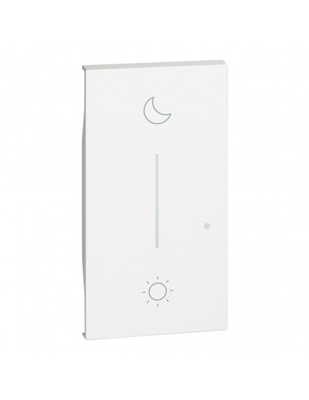 Enjoliveur Living Now with Netatmo pour commande lever coucher 2 modules blanc BTICINO BTKW41M2