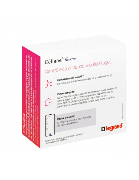 Micro-module pour éclairage connecté pour installation with Netatmo 300 Watts avec neutre LEGRAND 064888