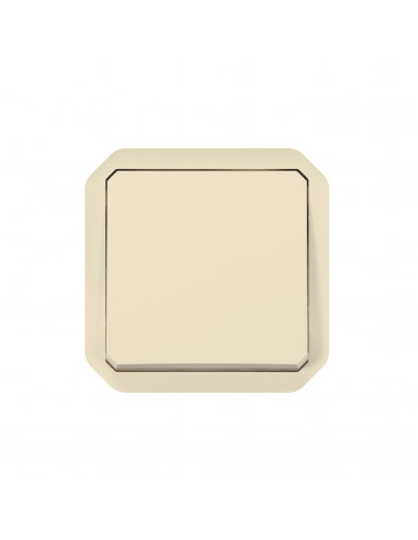 Plexo commande simple réversible va-et-vient ou poussoir Sable composable LEGRAND 069758L