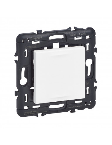 Commande simple sans fil sans pile d'éclairage Mosaic with Netatmo blanc LEGRAND 077053L
