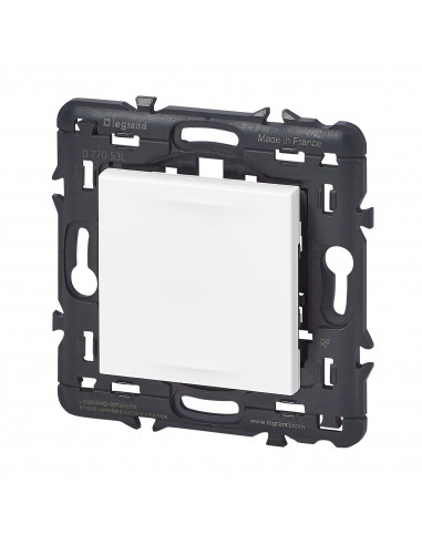 Commande simple sans fil sans pile d'éclairage Mosaic with Netatmo blanc LEGRAND 077053L