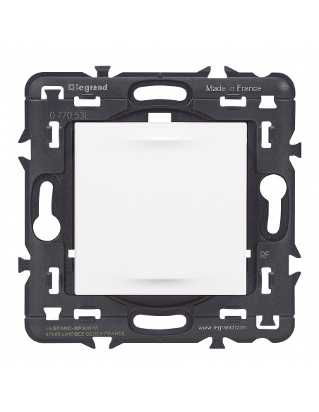 Commande simple sans fil sans pile d'éclairage Mosaic with Netatmo blanc LEGRAND 077053L