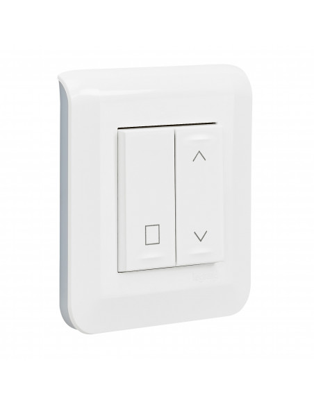 Commande sans fil sans pile pour inter volet Mosaic with Netatmo blanc LEGRAND 077055L