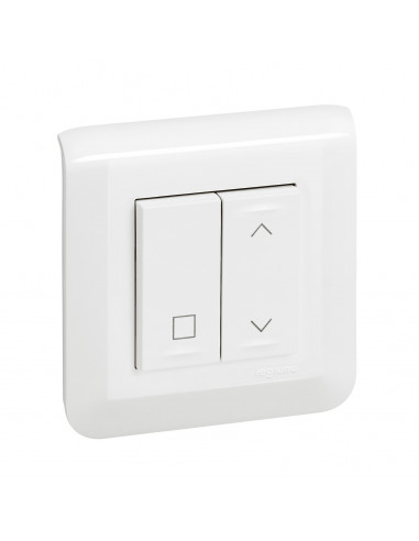 Commande sans fil sans pile pour inter volet Mosaic with Netatmo blanc LEGRAND 077055L