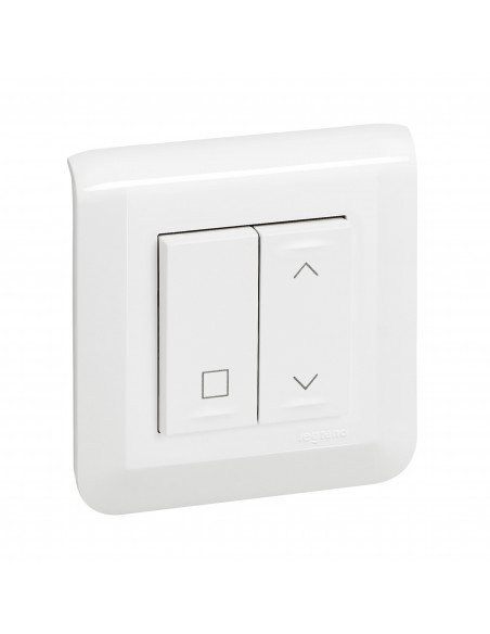 Commande sans fil sans pile pour inter volet Mosaic with Netatmo blanc LEGRAND 077055L