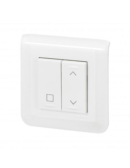 Commande sans fil sans pile pour inter volet Mosaic with Netatmo blanc LEGRAND 077055L