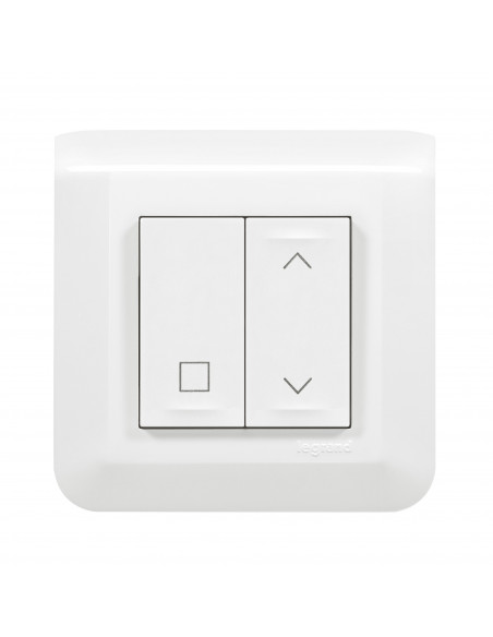 Commande sans fil sans pile pour inter volet Mosaic with Netatmo blanc LEGRAND 077055L