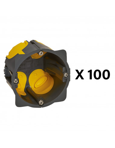 Distribox Eco Batibox Lot de 100 boîtes Eco Batibox profondeur 50mm LEGRAND 080013L