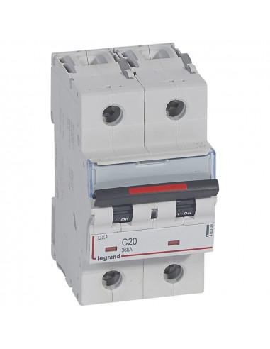 DX3 2P C20 36KA LEGRAND 410009