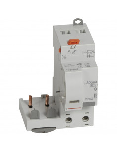 Bloc différentiel adaptable à vis pour DX³ 1 module par pôle 2 Pôles 230V~ 63A type AC 300mA sélectif LEGRAND 410424