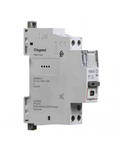 Télérupteur connecté Drivia with Netatmo silencieux 1P 16AX 230V~ 1 module LEGRAND 412170
