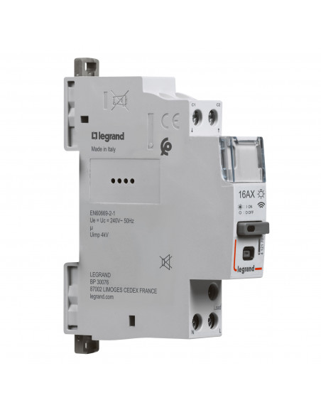 Télérupteur connecté Drivia with Netatmo silencieux 1P 16AX 230V~ 1 module LEGRAND 412170