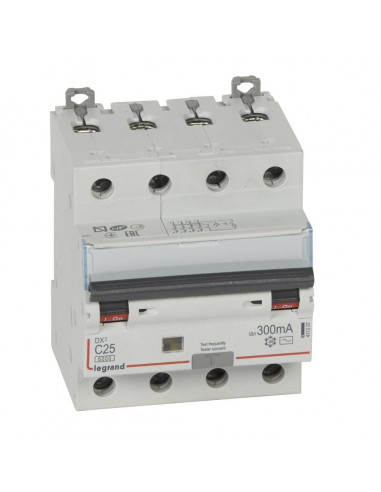 DX3 4P C25 6000A AC 300MA 4M LEGRAND 411207