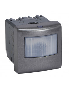 INTERRUPTEUR AUTOMATIQUE UNIVERSEL AVEC NEUTRE 3 FILS 500W LED ARTEOR MAGNESIUM LEGRAND 574097A