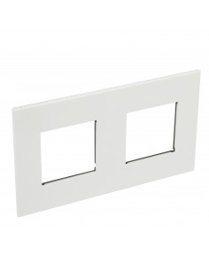 PLAQUE DE FINITION ARTEOR 2X2 MODULES CARRE BLANC LEGRAND 575020