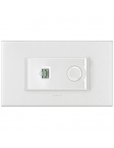 PLAQUE DE FINITION ARTEOR 4 MODULES CARRE BLANC LEGRAND 575030 2