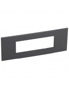 PLAQUE DE FINITION ARTEOR 6 MODULES CARRE GRAPHITE LEGRAND 575042