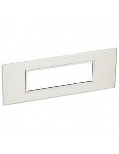 PLAQUE DE FINITION ARTEOR 6 MODULES CARRE STAINLESS STEEL LEGRAND 575046