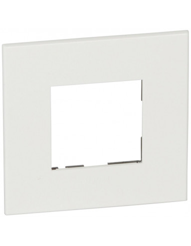 PLAQUE DE FINITION ARTEOR 2 CARRE MODULE FB-SCH WHITE LEGRAND 576560