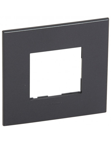 PLAQUE DE FINITION ARTEOR 2 CARRE MODULE FB-SCH GRAPHITE LEGRAND 576562