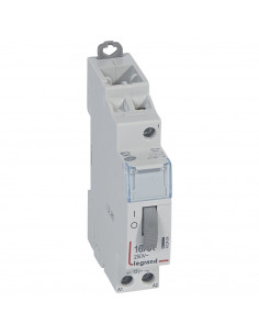 Télérupteur CX³ standard avec bornes à vis 1P 16A 250V~ contact 1F - tension commande 12V~ 1 module LEGRAND 412404
